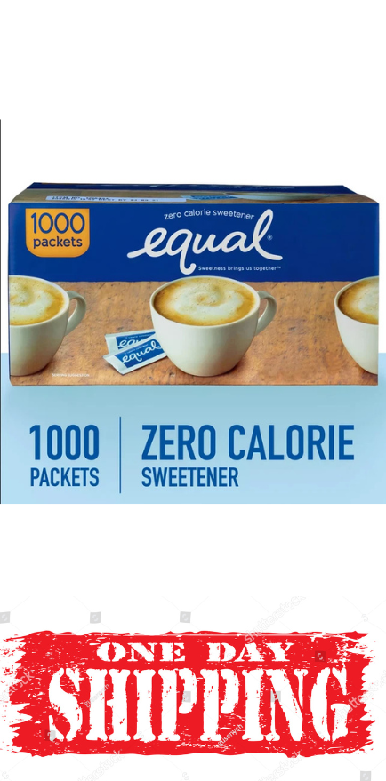 Equal Zero Calorie Sweetener Packets, 1,000 ct. Dissolves Quickly
