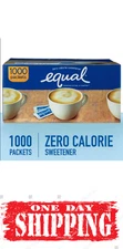 Equal Zero Calorie Sweetener Packets, 1,000 ct. Dissolves Quickly