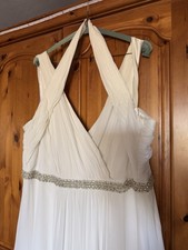 Ava Grecian Wedding Dress Size 18