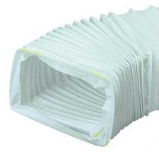 204mm x 60mm Rectangular PVC Flexible Duct Hose – 3 Metre Length