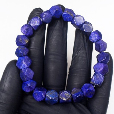 Wunderschönes tolles dehnbares Armband Lapislazuli 190,00 kt Perlen RK 28 E800