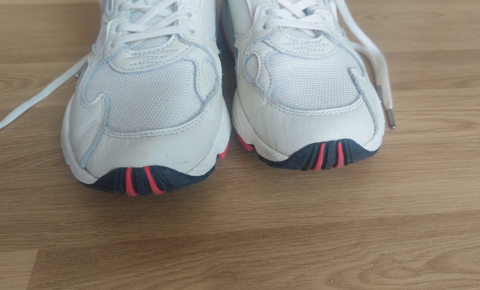 Rare Ecru Animal Print Adidas Falcon Trainers UK5 image 5