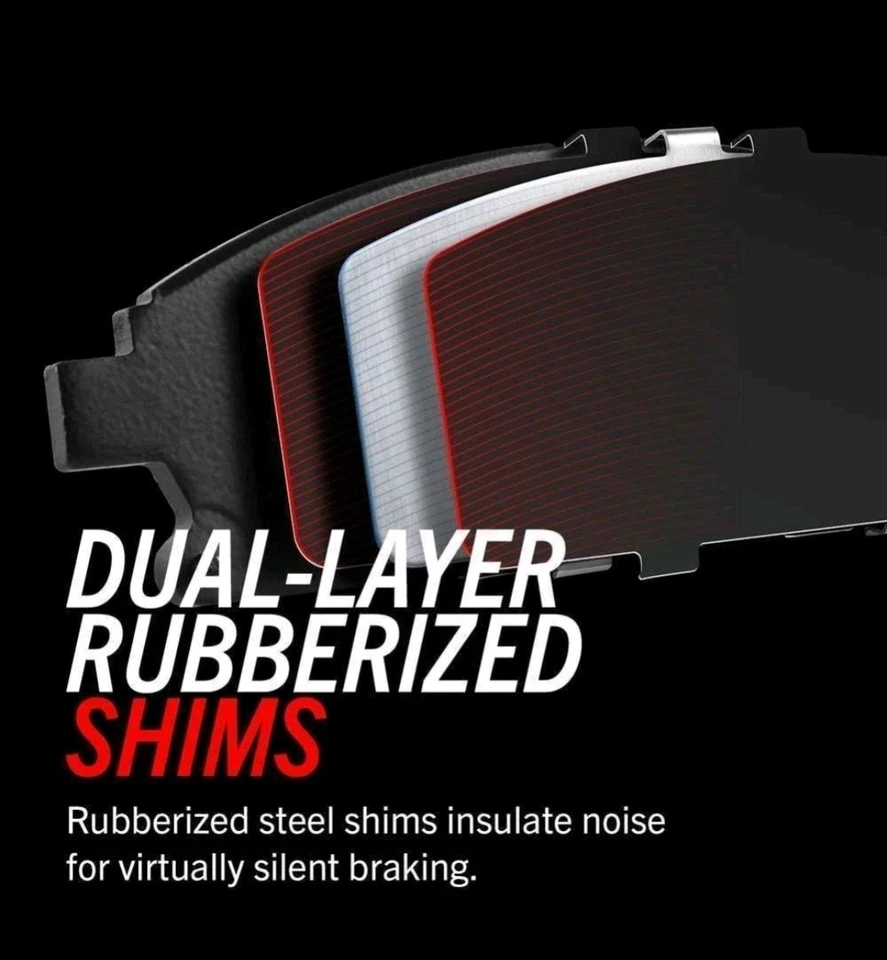 Juego de pastillas de freno traseras de 2 ruedas Powerstop 17-2406 para camioneta Chevy SaVana Express Foto 3 de 4