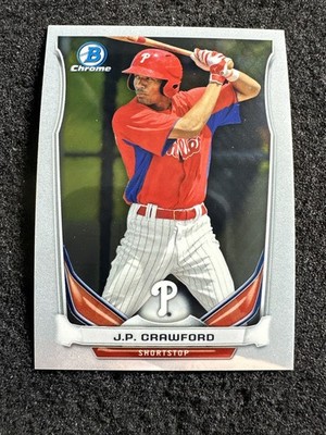 J.P. CRAWFORD #CTP-22 2014 Bowman Draft Chrome QTY Philadelphia Phillies