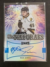 2015-16 Leaf Metal The Naturals Autograph #TNMJ1 Max Jones #/15