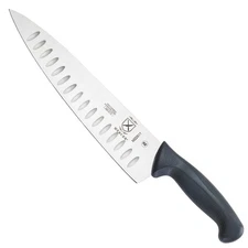 Mercer Culinary Millennia 10-Inch Granton Edge Chef's Knife, Black
