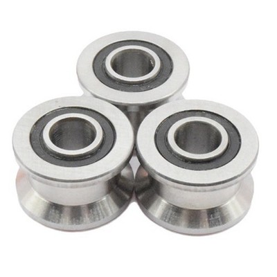 U22 T22 Shaped Groove Round Bottom Track Pulley Bearing Sliding Rollers Bearing