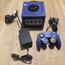 Nintendo GameCube Console Blue - Genuine Controller & Power Adapter 