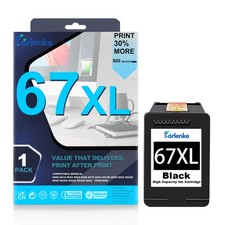 67xl Ink Cartridge Combo 67 Ink Compatible for HP Deskjet 2732 2742e 2752 2752e