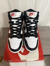 Nike Dunk High Women's Sneaker, Size 8.5 Womens 7 Mens White/Black DD1869 103