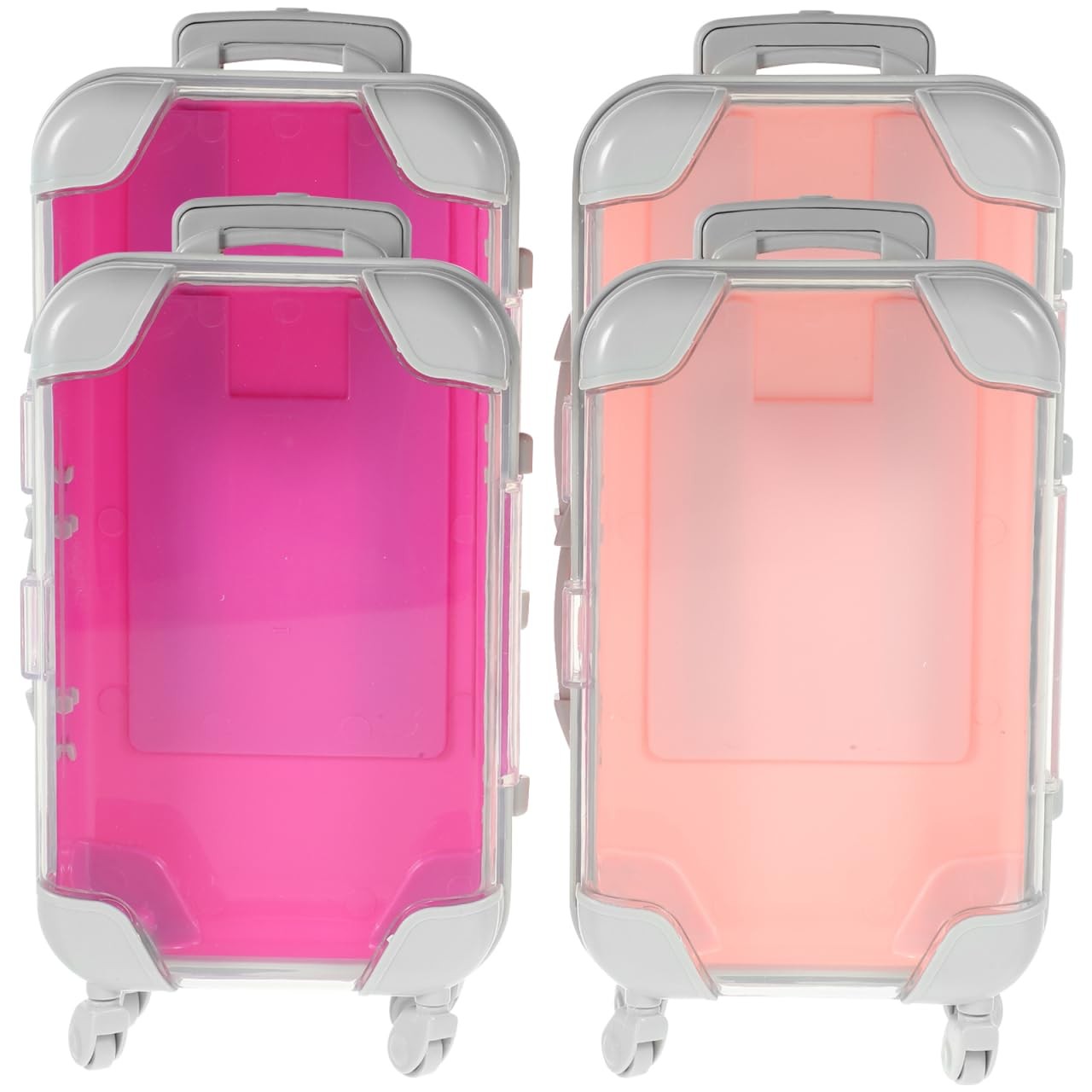 Mini Suitcase Gift Box: 4pcs Mini Suitcase Party Favor Box -