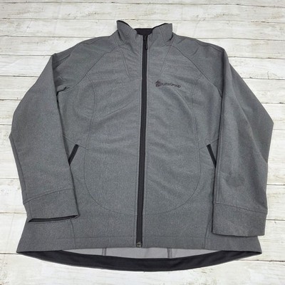 The North Face Jacket Women L Grey WindWall Softshell PulteGroup Full Zip
