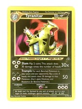 Tyranitar 31/75 Rare Neo Discovery Pokemon 1st Edition Lightly Played