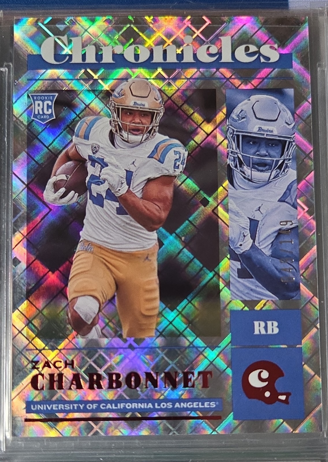 2023 Panini Chronicles Draft Picks - Zach Charbonnet #20 Red /149 (RC)