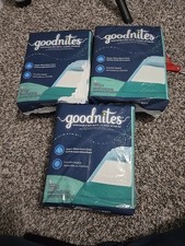 Lot Of 3 9ct Goodnites Disposable Bed Mats