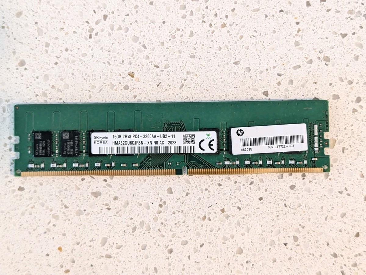 SK Hynix 16GB (1x16GB) PC4-25600 (DDR4-3200) DIMM Memory