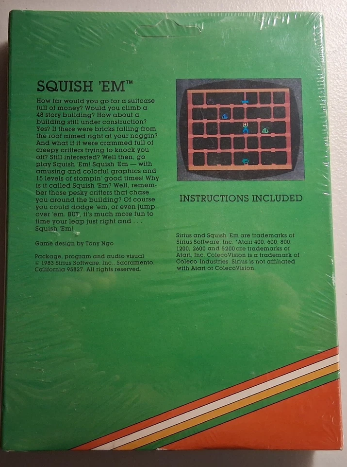 Squishum Commodore 64/128 Atari 400/800/XL/XE - Image 2 of 2