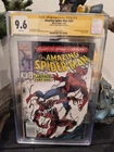 Amazing Spider-Man #361 CGC 9.6 SS Mark Bagley Signed White Pages Newsstand
