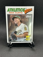 2026 Topps Heritage Nick Kurtz - Card Number #275 Chrome Las Vegas Athletics 