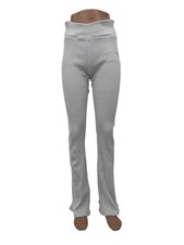 Oceans apart stoffhose Stoff Hose weiß grau Größe s