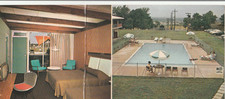 BUFFALO,  N.Y.    POSTCARD,     HOWARD JOHNSON MOTOR LODGE Fold out