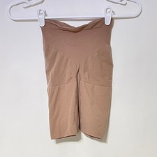 Spanx Shapewear Power Shorts Womens Small 2745 Soft Nude Hi Waist Control