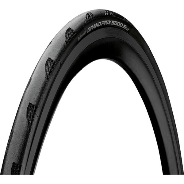 Pneu route 700 x 28 Continental GP 5000S Tubeless Ready anticrevaison noir