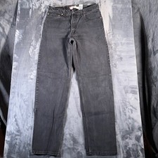 Vintage Levi's 550 Jeans Mens Fits 32x32 Black Relaxed Tapered Faded USA Y2K