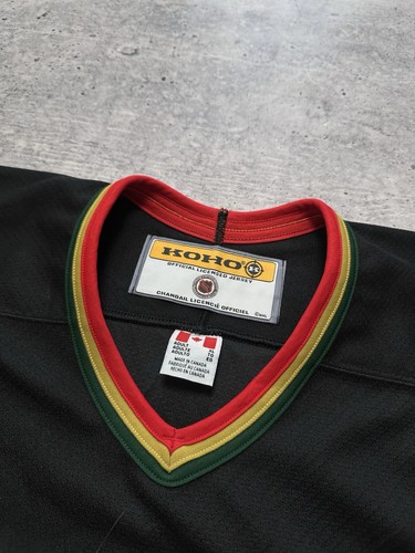 Camiseta deportiva vintage Dallas Stars 2003-06 KOHO Mooterus XL Air-Knit Alt NHL hockey - Imagen 8 de 13