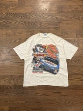 Thrill Of The Throttle Las Vegas Motor Speedway 2003 Tee White Sz XL