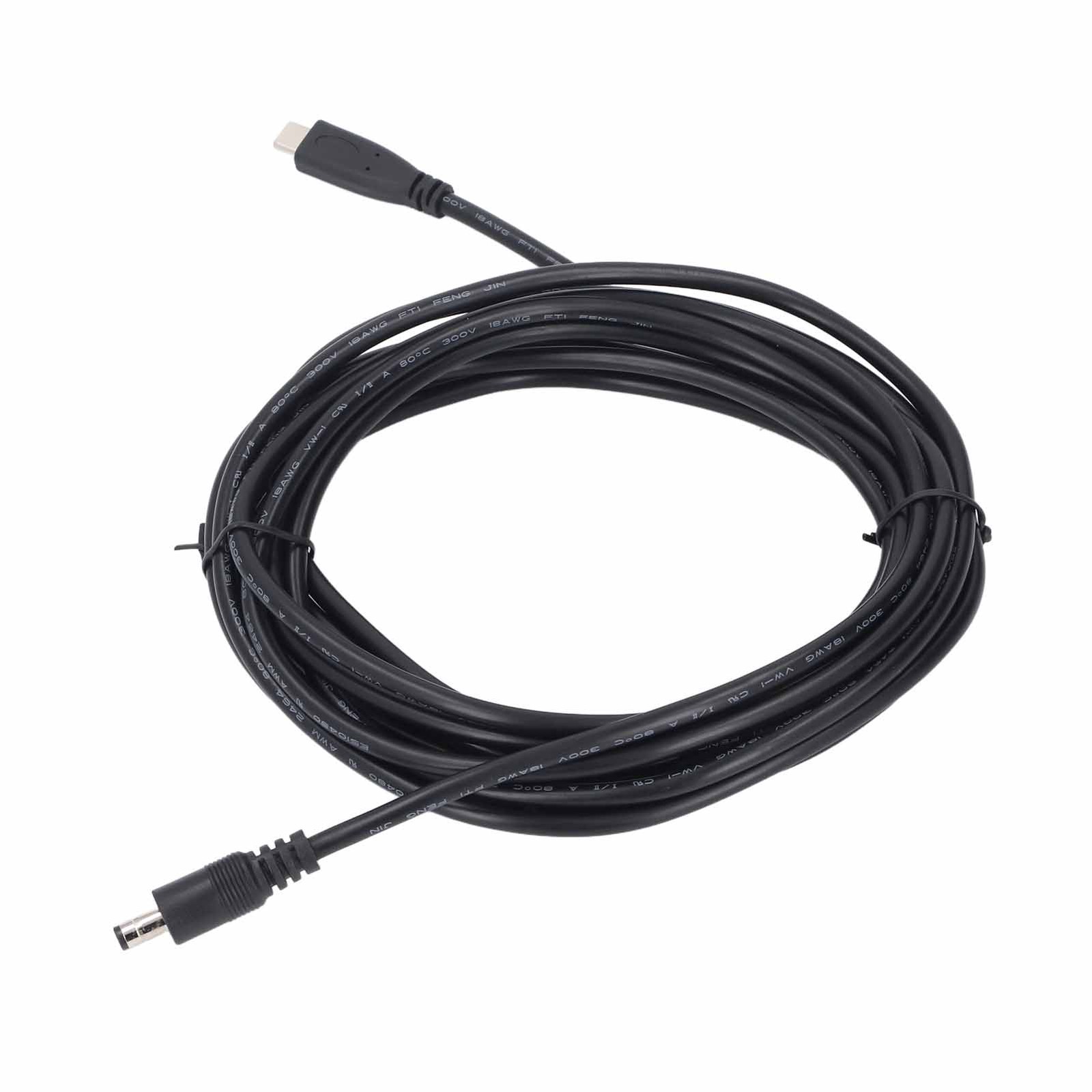 Type C To DC Satellite Power Cable PVC Water Resistant Satellite Antenna Cable