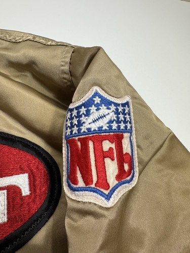 Giacca raso uomo vintage anni 90 NFL Starter Pro Line San Francisco 49ers taglia M - Foto 7 di 9