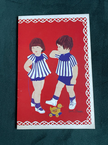 Vintage Paper Dress Up Doll Book Carlsen Denmark Dressing Up 1970s Children - Picture 1 of 5