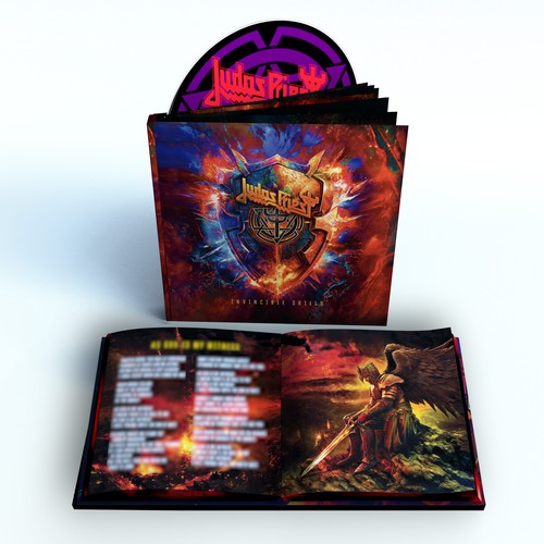 Judas Priest Invincible Shield (CD) Deluxe Album - Foto 2 di 2