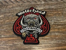 Motorhead Ace Of Spades Embroidered Iron On Patch