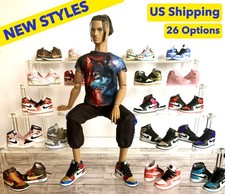 IT Homme / Monarch Male Doll Sneakers, 1/6 Sport Shoes, 1:6 Basketball Shoes