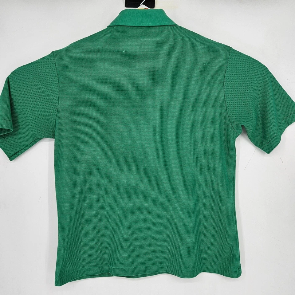Vintage Munsingwear Grand Slam Polo Shirt Mens Large Penguin Green Mesh - Image 3 of 4