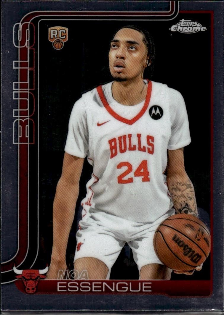2025-26 Topps Chrome #262 Noa Essengue Refractor