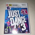 Just Dance 3 Nintendo Wii Ubisoft Music & Dance 2011 Manual Bonus Tracks