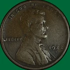 1922-D Lincoln Wheat Cent Very Fine VF Coin #34280