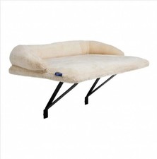 Frisco Plush Cat Window Perch / Bed w Removable Bolster - Cream NEW SKU 804630