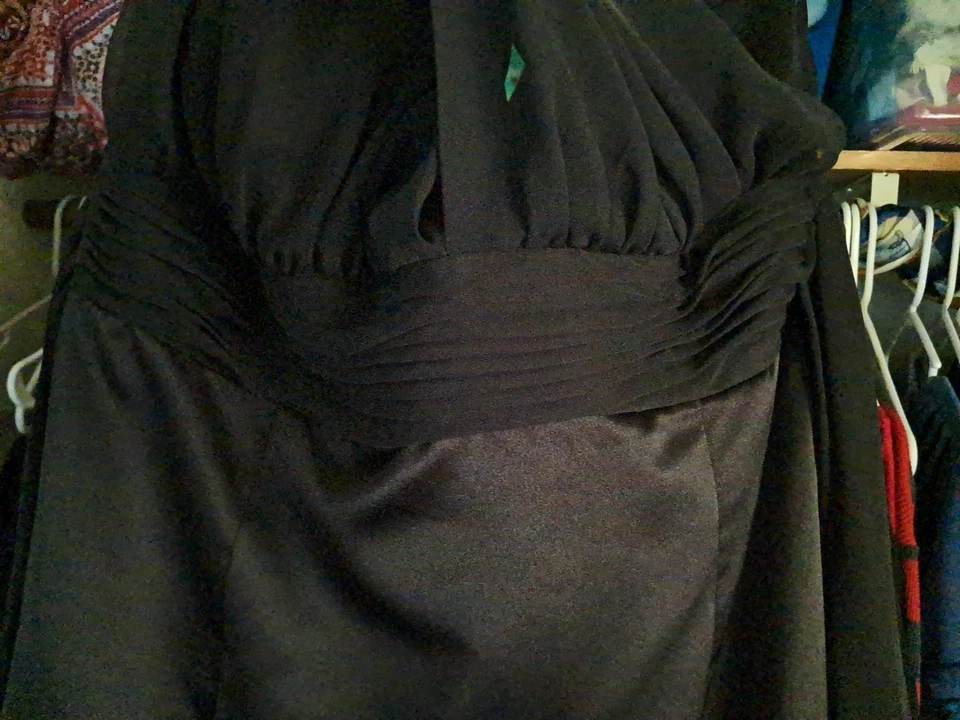 David's Bridal Size 20 Black Wedding Dress - Image 2 of 4