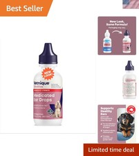 Cat  Dog Ear Infection Treatment/Dog Ear Allergy Relief Drops, MicroSilver Y...