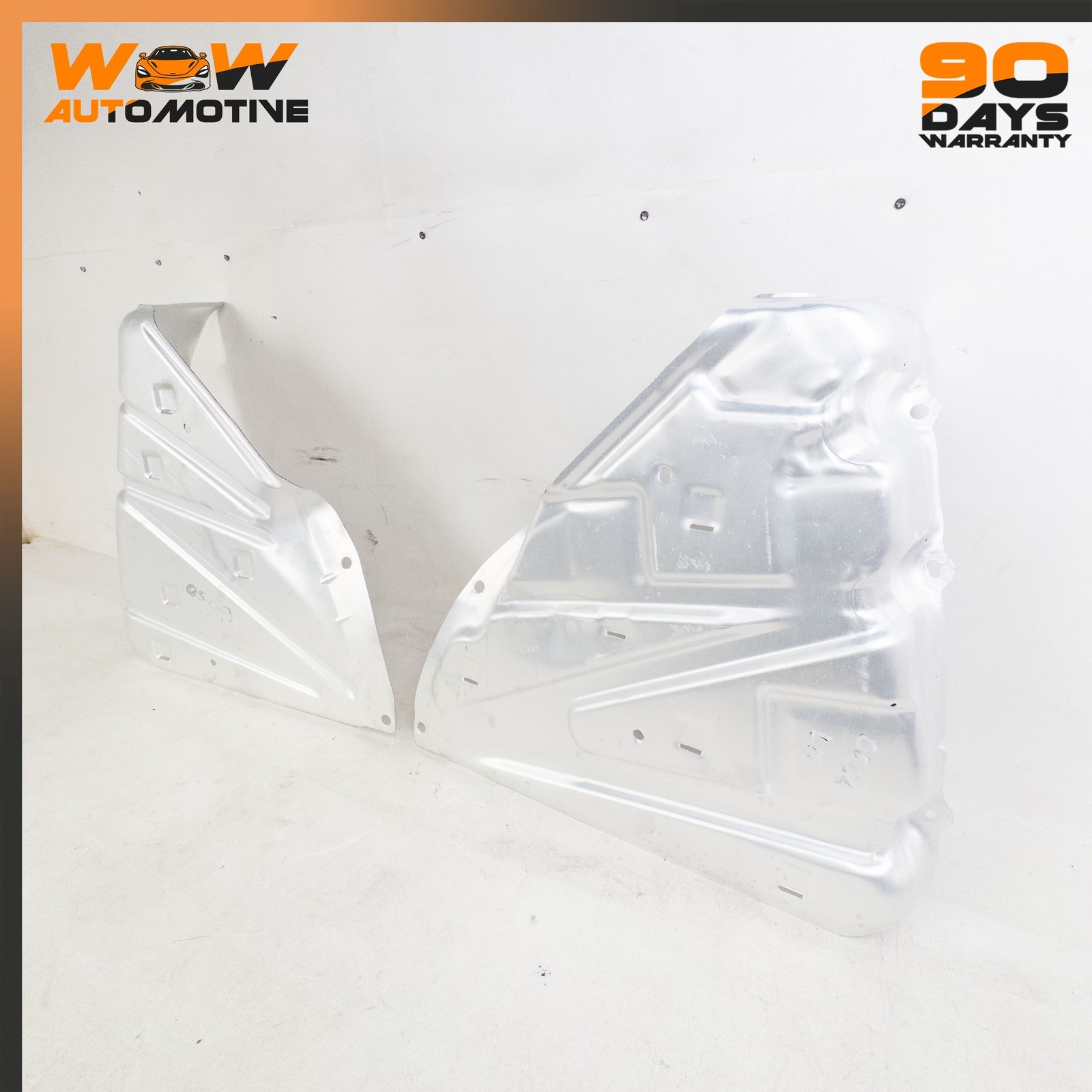 03-13 CHEVROLET CORVETTE C6 XLR LEFT RIGHT FUEL TANK HEAT SHIELD GUARD OEM
