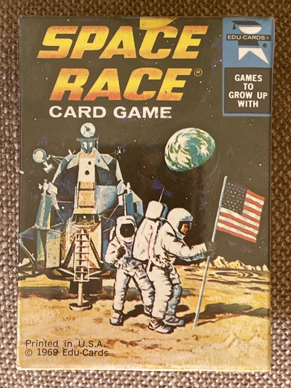  SPACE RACE CARD GAME EDUCARDS COMPLETE 1969 Factory Sealed in Lik-Nu condition 