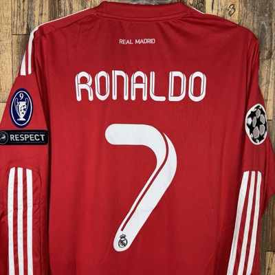 ウェア Real Madrid 2011 #7 Ronaldo UCL shirt REAL MADRID 2011-2012 UEFA CHAMPIONS LEAGUE RONALDO 7 HOME
