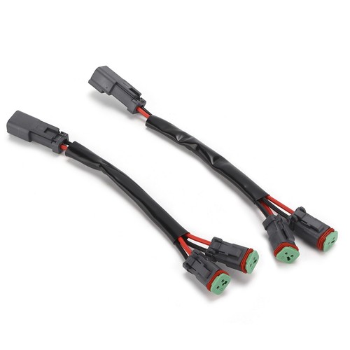 2pcs LED Work Light Socket Wiring Harness 2‑Lead 2Pin Male To Female For Car - Picture 12 of 12