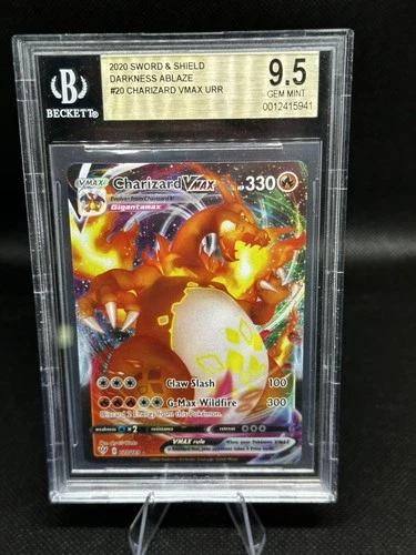 BGS 9.5 | Charizard VMAX 020/189 Swsh03: Darkness Ablaze Holo!!! MINTY!!