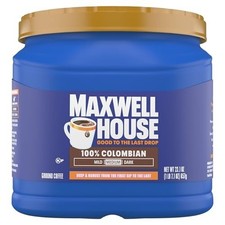 Maxwell House 100% Colombian Ground Coffee 23.1 Oz Canister 10.38 per pound