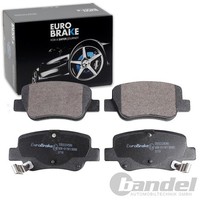 Eurobrake BremsbelÄGe Satz Hinterachse Passend FÜR Toyota Avensis Bremsen |